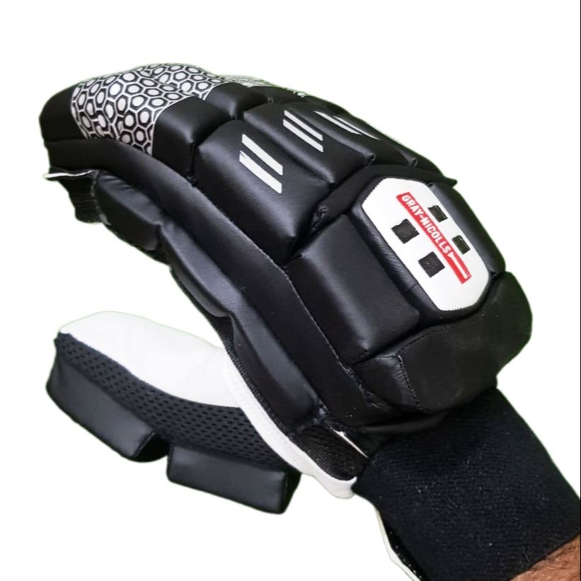Gray Nicolls Max Black - Academy Cricket Gloves