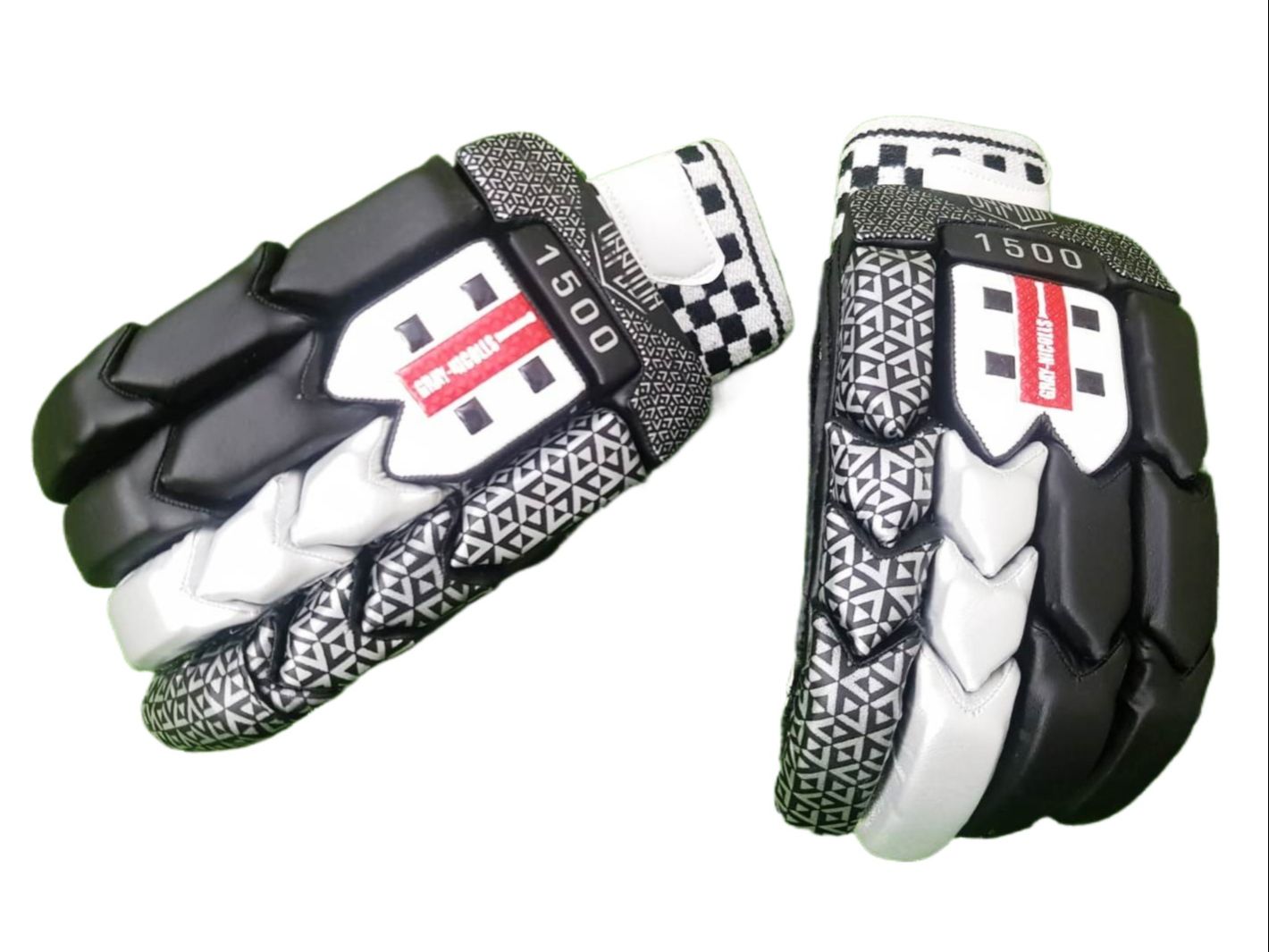 Gray Nicolls Vapour 1500 Black - Premium Cricket Batting Gloves