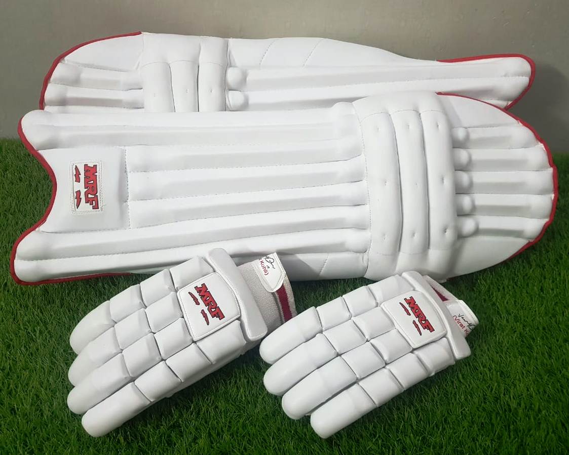 MRF Players Edition Professional Cricket Kit – Complete Hard Ball Cricket Gear Set with English Willow Bat