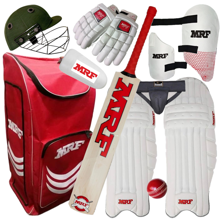 Power Play 5000 - MRF (Replica) - Academy Kit with Kashmir Willow Bat