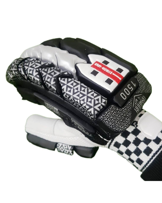 Gray Nicolls Vapour 1500 Black - Premium Cricket Batting Gloves