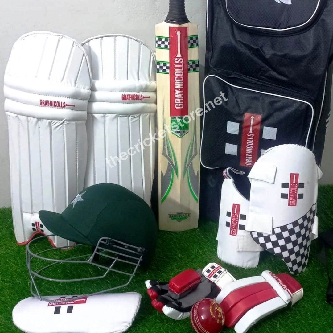 Junior Hard Ball Cricket Kit – Complete Cricket Gear Set for Kids & Beginners