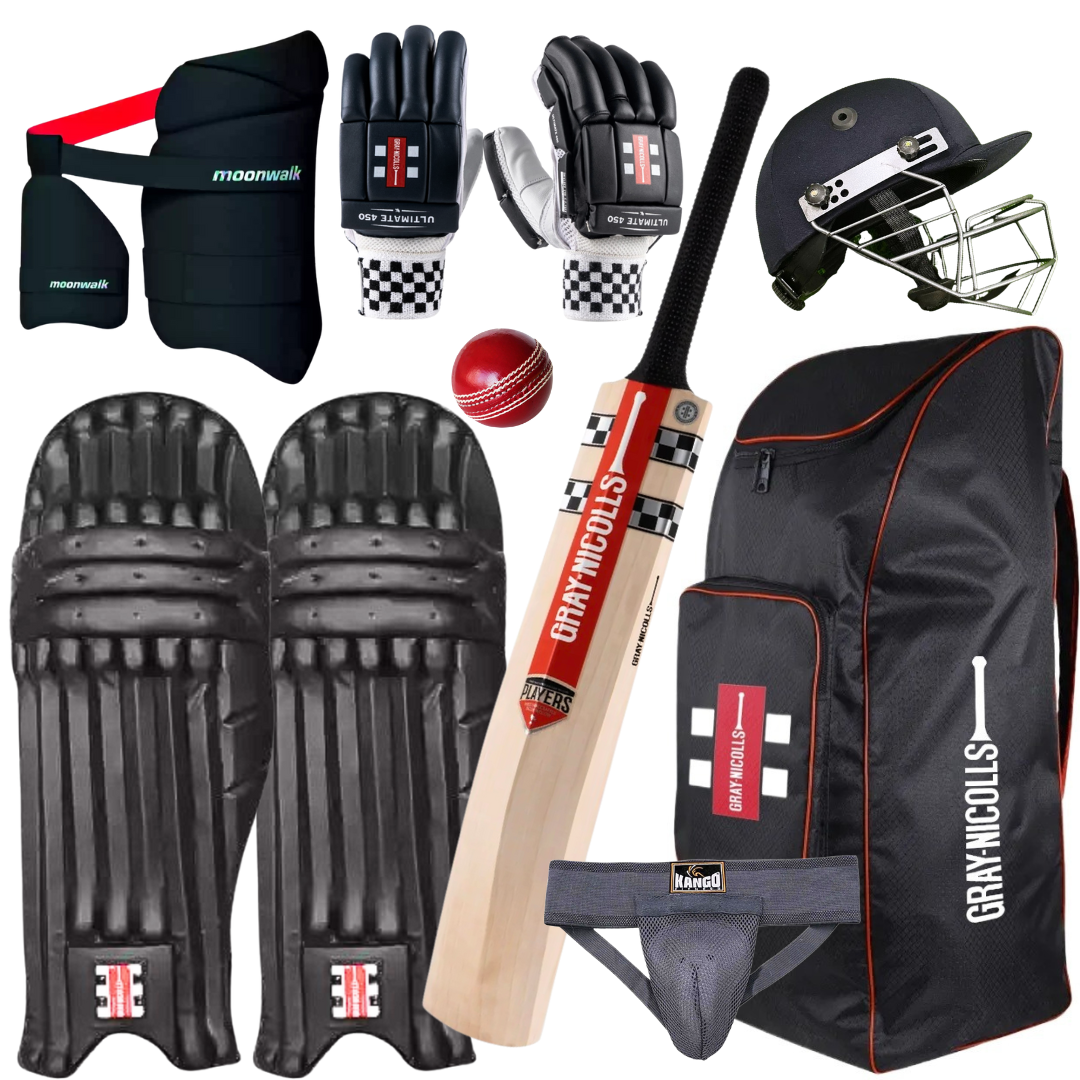 Extreme 5000 - Gray Nicolls (Replica) Black Edition - Academy Kit with Kashmir Willow Bat