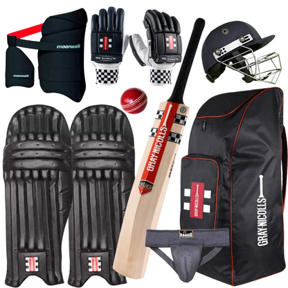 Extreme 5000 - Gray Nicolls (Replica) Black Edition - Academy Kit with Kashmir Willow Bat