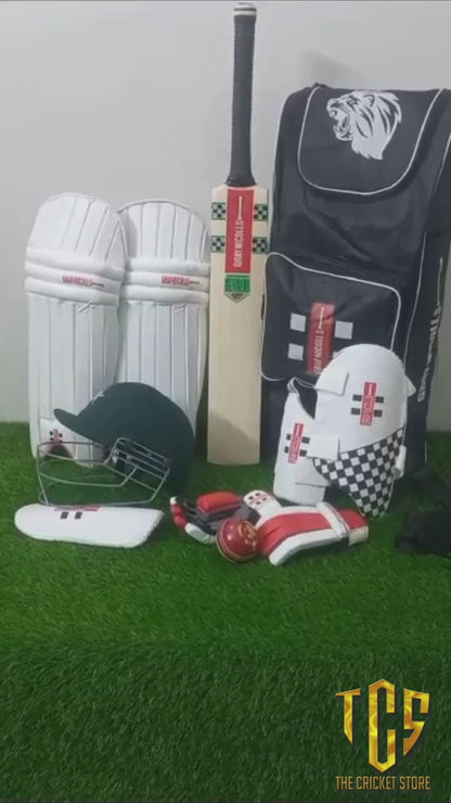 Junior Hard Ball Cricket Kit – Complete Cricket Gear Set for Kids & Beginners